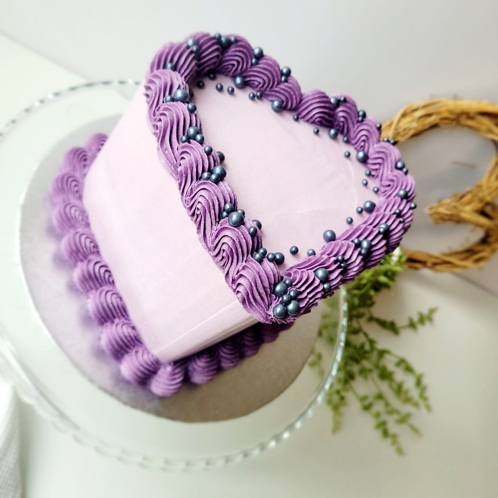 Heart Shaped Custom Design Celebration Cake